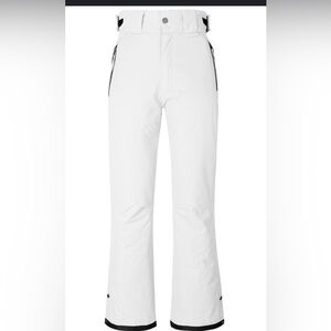 Womens White waterproof Ski Pants. Like new. Worn once.Brand-Wantdo.Size Large.